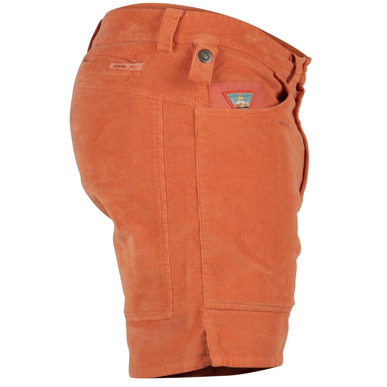 Amundsen Sports Amundsen 7incher Concord Shorts G. Dyed Mens Orange Sunset MSS60.1.168 Platou Sport 4