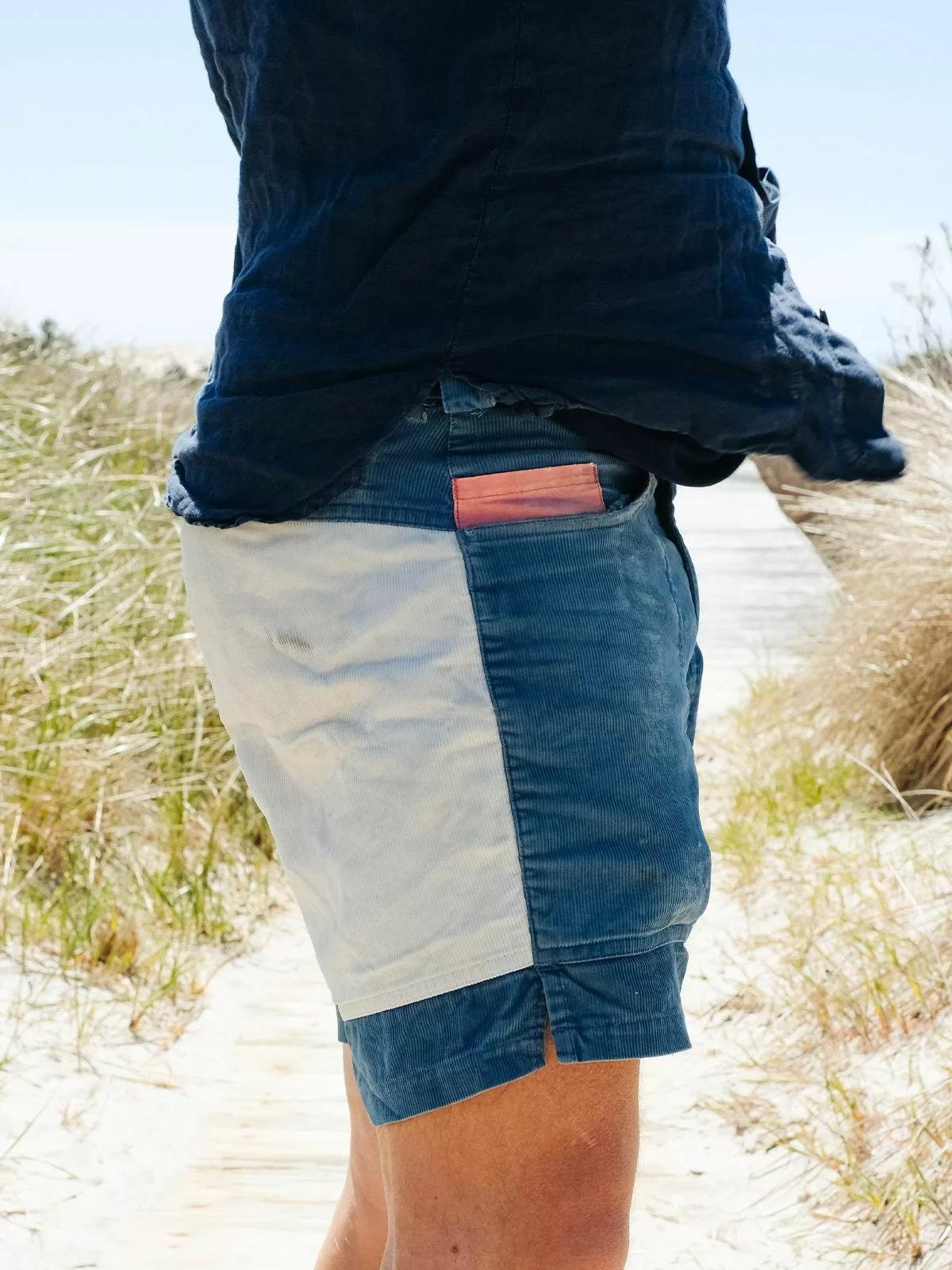 Amundsen Sports Amundsen 7incher Concord Shorts Mens Elemental Blue-Natural MSS54.1.538 Platou Sport 2