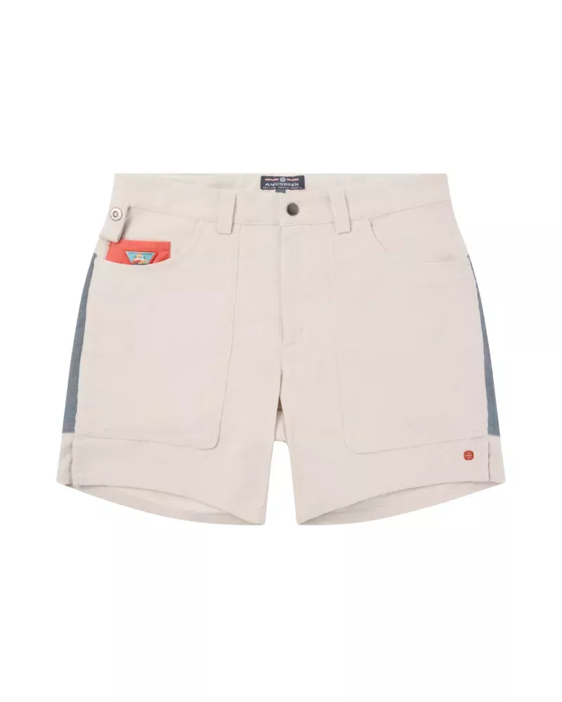 Amundsen Sports Amundsen 7incher Concord Shorts Mens Natural-Stormy Blue MSS54.1.611 Platou Sport 1