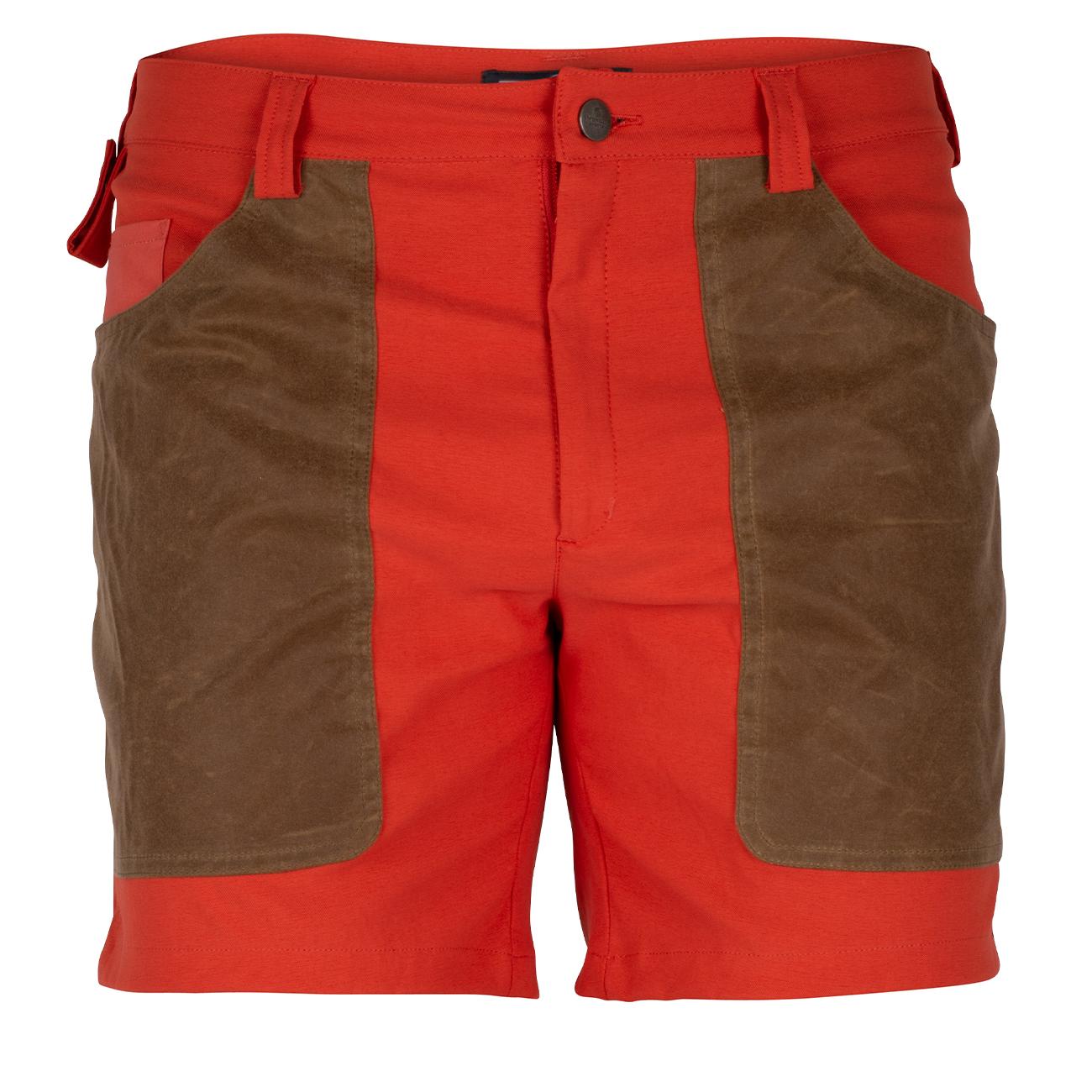 Amundsen Sports Amundsen 7incher Field Shorts Mens Red Clay-Tan MSS53.2.166 Platou Sport 1