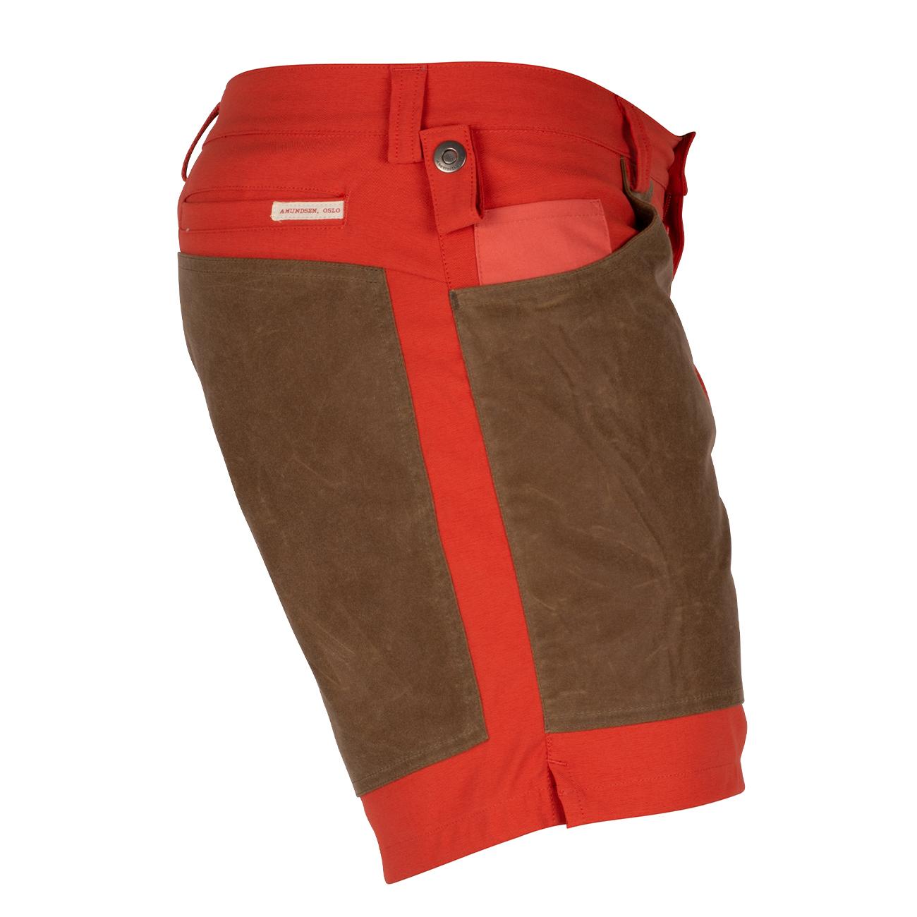 Amundsen Sports Amundsen 7incher Field Shorts Mens Red Clay-Tan MSS53.2.166 Platou Sport 4