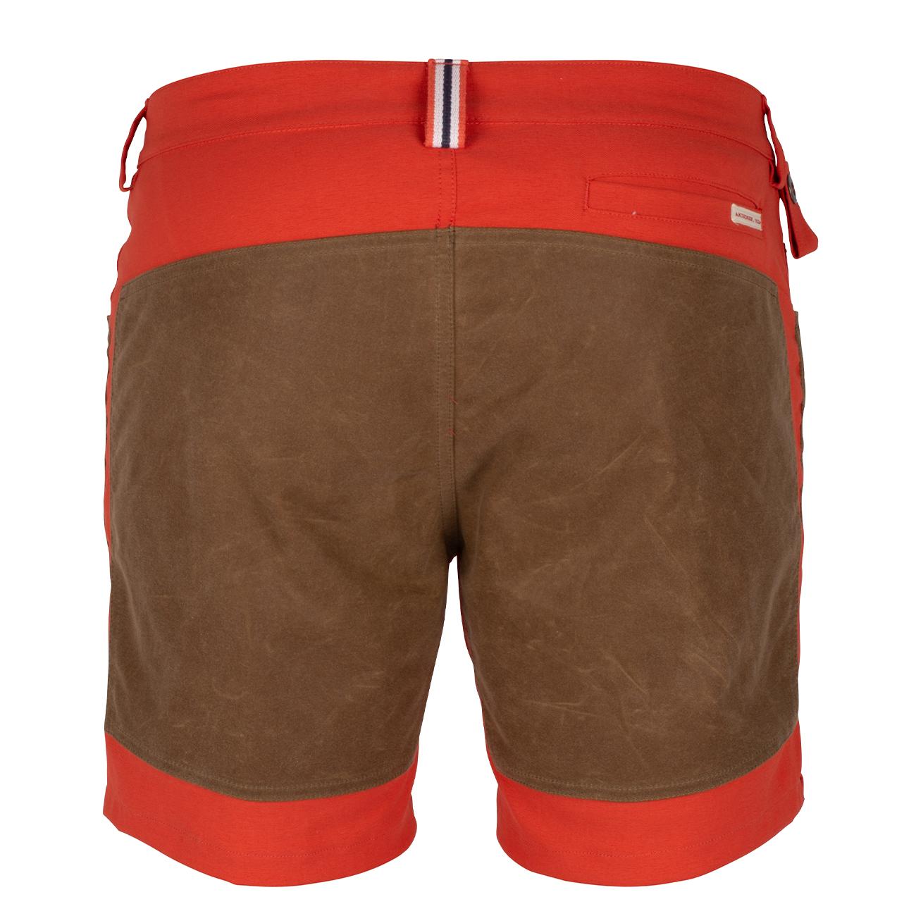 Amundsen Sports Amundsen 7incher Field Shorts Mens Red Clay-Tan MSS53.2.166 Platou Sport 5