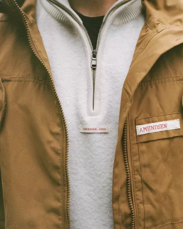 Amundsen Sports Amundsen Boiled Half Zip Mens Oatmeal MSW37.1.600 Platou Sport 2