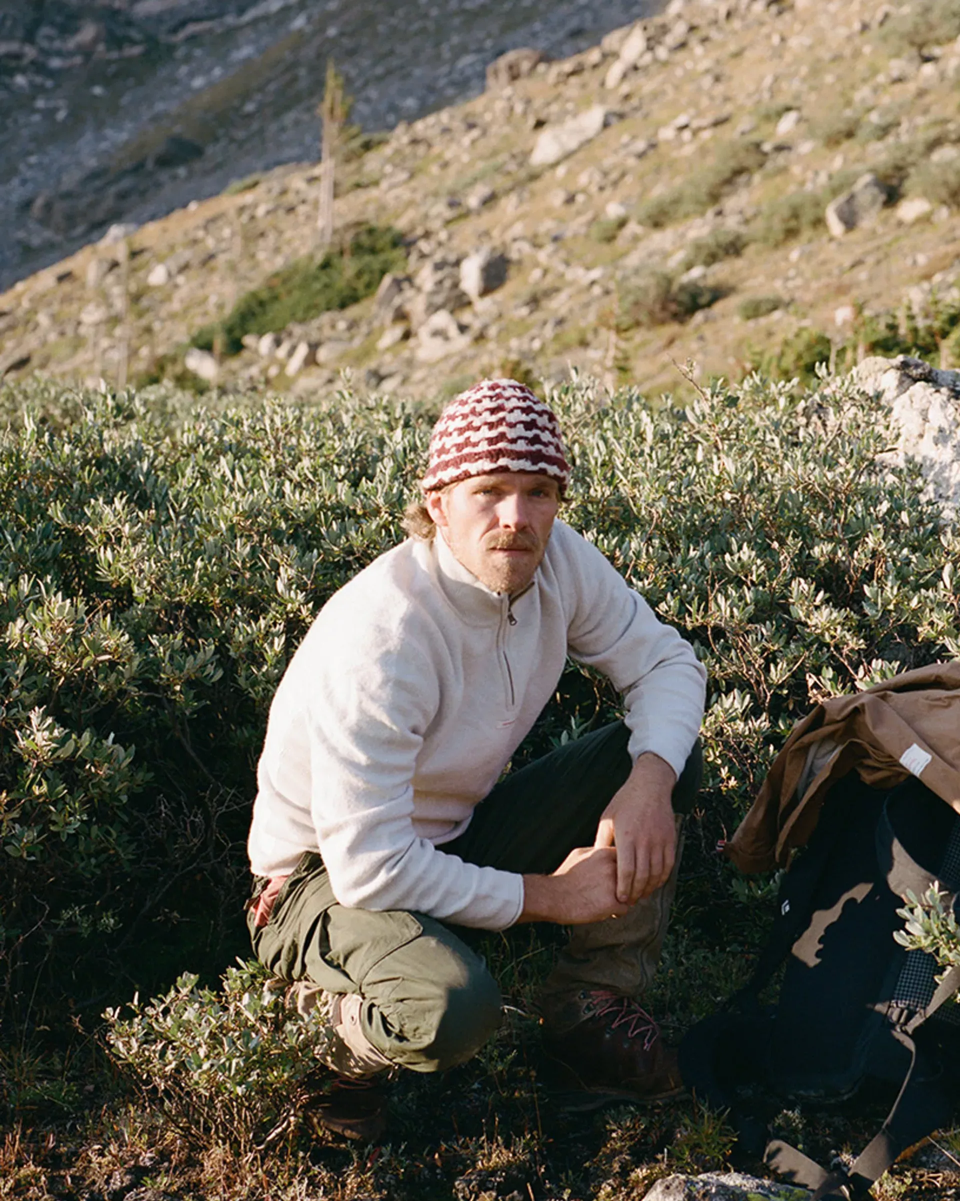 Amundsen Sports Amundsen Boiled Half Zip Mens Oatmeal MSW37.2.600 Platou Sport 1