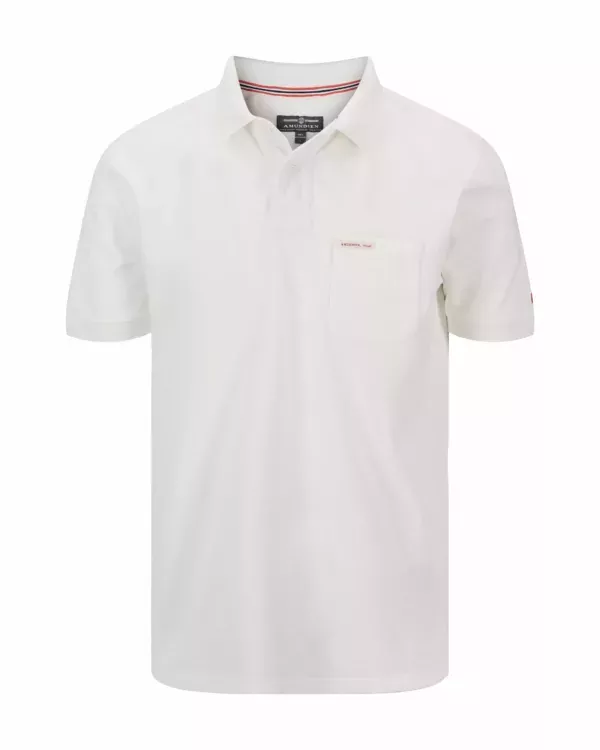 Amundsen Sports Amundsen Chukka Shirt Mens White MTS74.1.001 Platou Sport 1