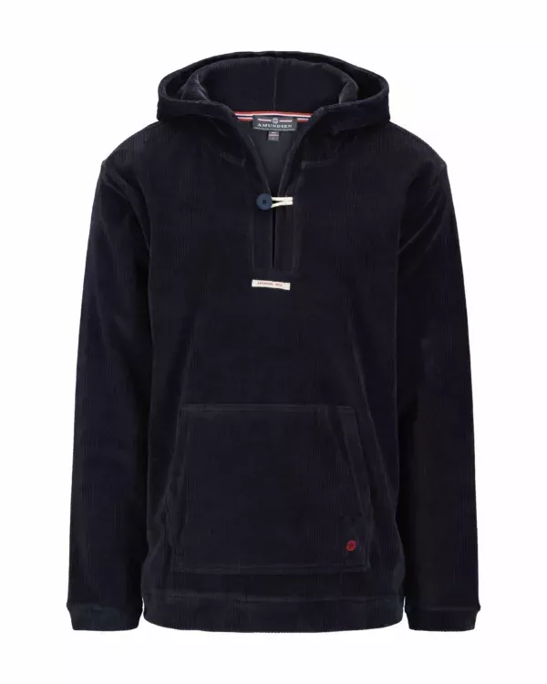 Amundsen Sports Amundsen Comfy Cord Hood Mens Faded Navy MSW70.1.590 Platou Sport 1