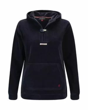 Amundsen Comfy Cord Hood Womens Faded Navy