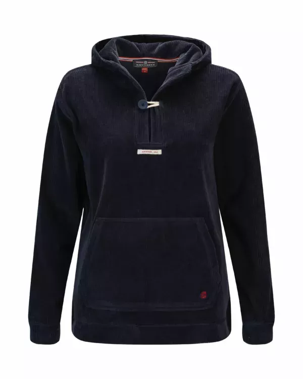 Amundsen Sports Amundsen Comfy Cord Hood Womens Faded Navy WSW70.1.590 Platou Sport 1