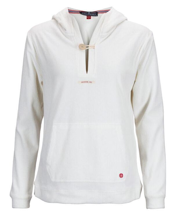 Amundsen Sports Amundsen Comfy Cord Hood Womens White WSW70.1.001 Platou Sport 1