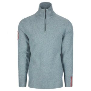 Amundsen Deck Half Zip Mens Blue Stone