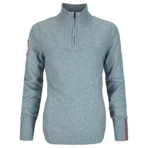 Amundsen Deck Half Zip Womens Blue Stone