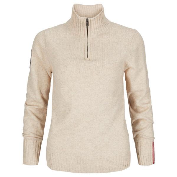 Amundsen Sports Amundsen Deck Half Zip Womens Warm Sand WSW73.1.633 Platou Sport 2
