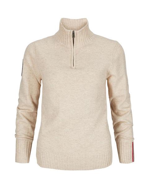 Amundsen Sports Amundsen Deck Half Zip Womens Warm Sand WSW73.2.633 Platou Sport 1