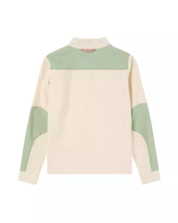 Amundsen Sports Amundsen Ditch-Hiker Pullover Womens Oatmeal-Faded Mublerry Green WSW75.1.402 Platou Sport 4