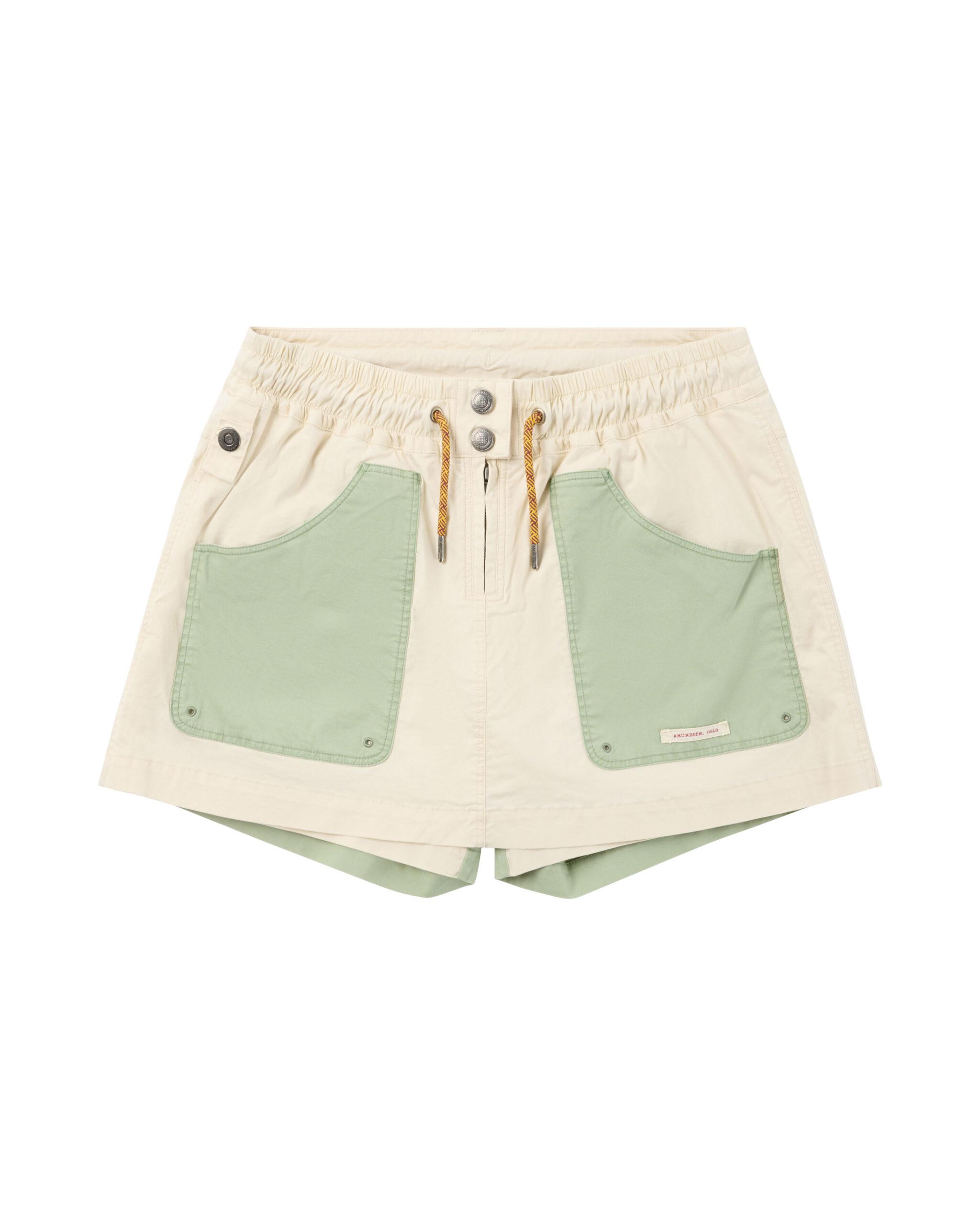 Amundsen Sports Amundsen Ditch-Hiker Scooter Skirt Womens Oatmeal-Faded Willow Green WSK04.1.402 Platou Sport 1
