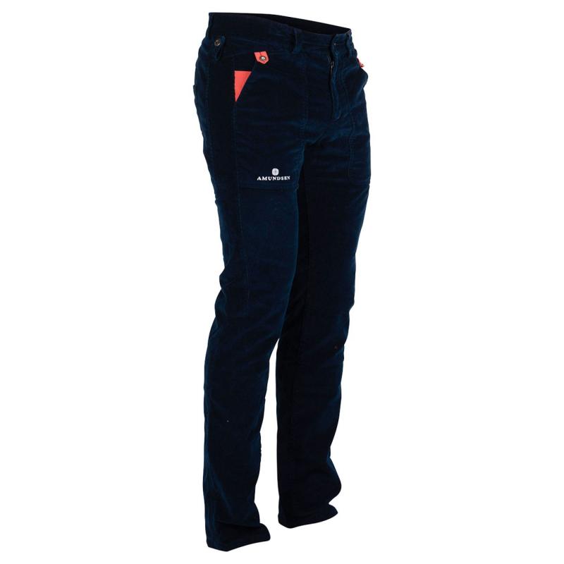 Amundsen Sports Amundsen Fjordcord Slacks 16 Wale Mens Faded Navy MPA14.1.590 Platou Sport 1