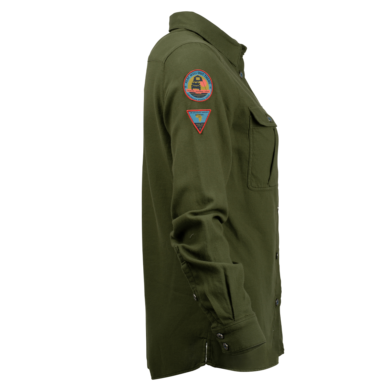 Amundsen Sports Amundsen Flannel Shirt Womens Olive WSH59.2.450 Platou Sport 5