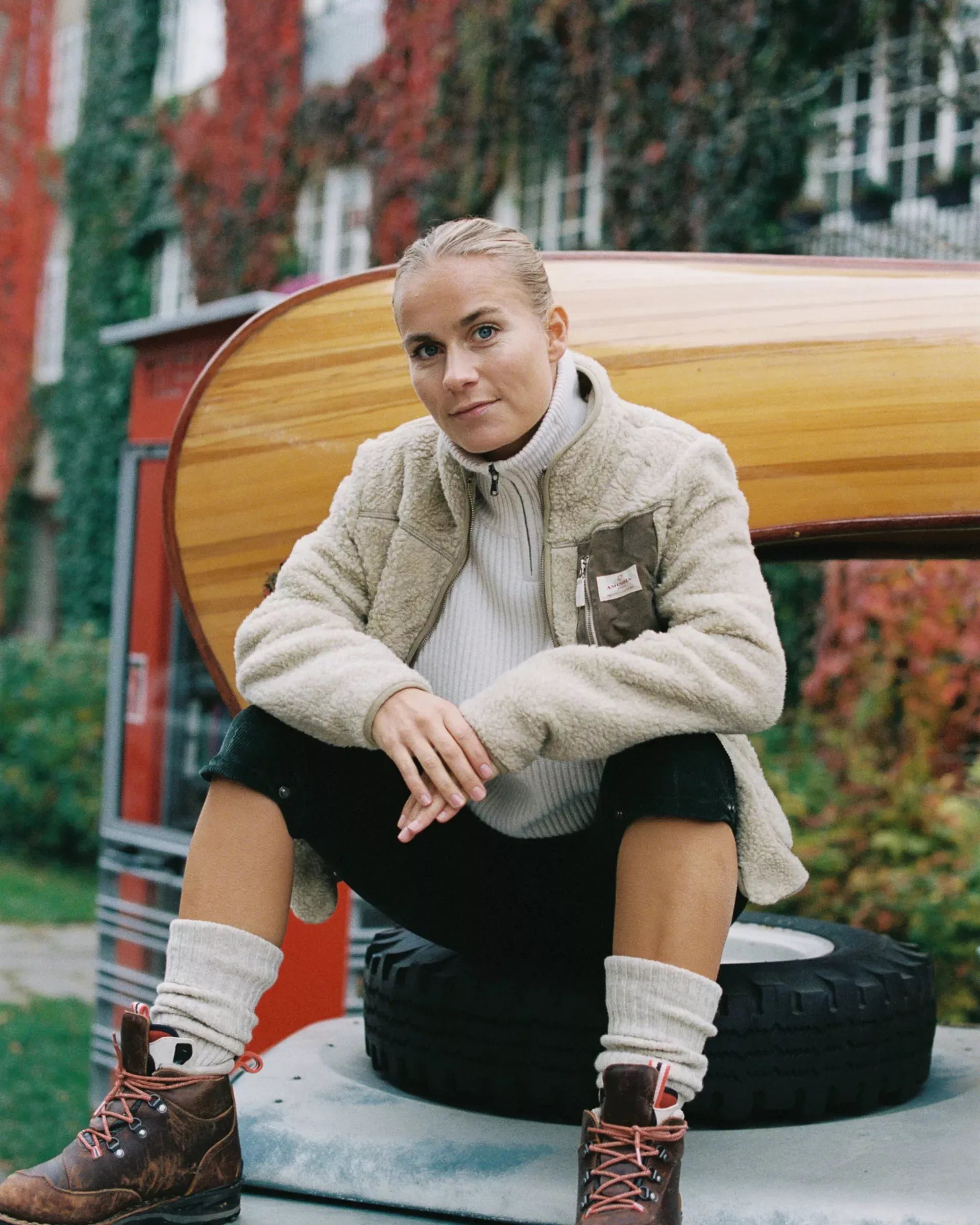 Amundsen Sports Amundsen Heroes Wool Fleece Jacket Womens Natural WSW42.1.610 Platou Sport 1