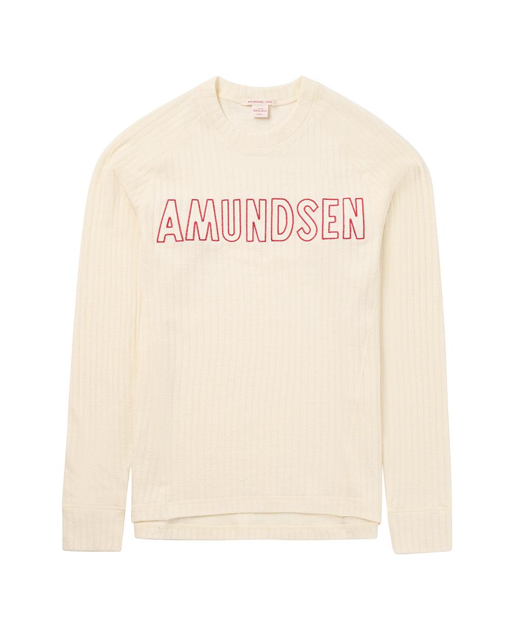 Amundsen Sports Amundsen Heros Hide Crew Neck Mens Natural-Logo MSW86.1.611 Platou Sport 1