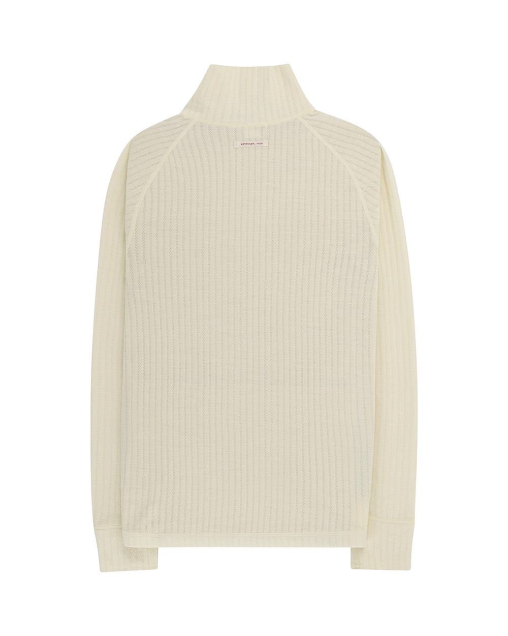 Amundsen Sports Amundsen Heros Hide Half Zip Mens Natural-Logo MSW87.1.611 Platou Sport 2