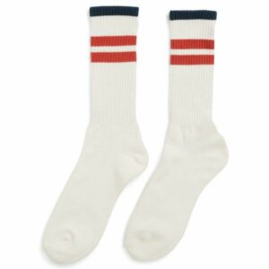 Amundsen Oslo Crew Socks White/Red