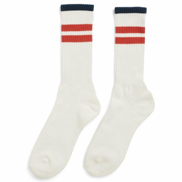 Amundsen Sports Amundsen Oslo Crew Socks White-Red USO59.1.001 Platou Sport 1