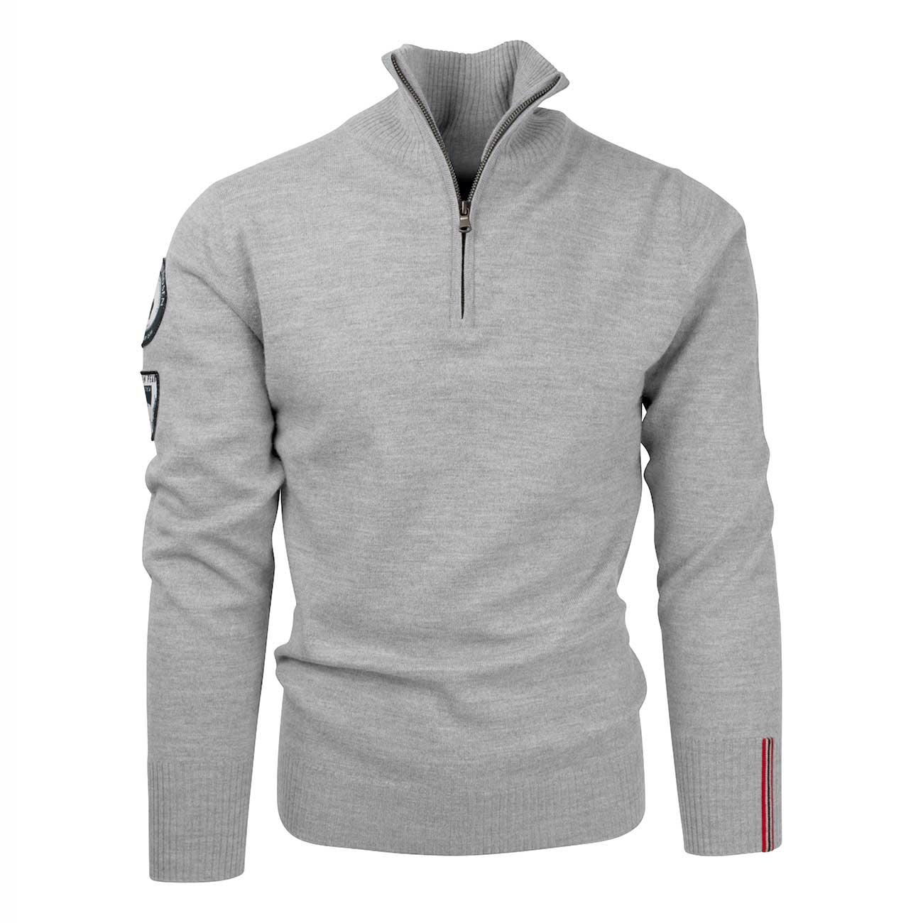 Amundsen Sports Amundsen Peak Half Zip Mens Light Grey MSW02.2.800 Platou Sport 2