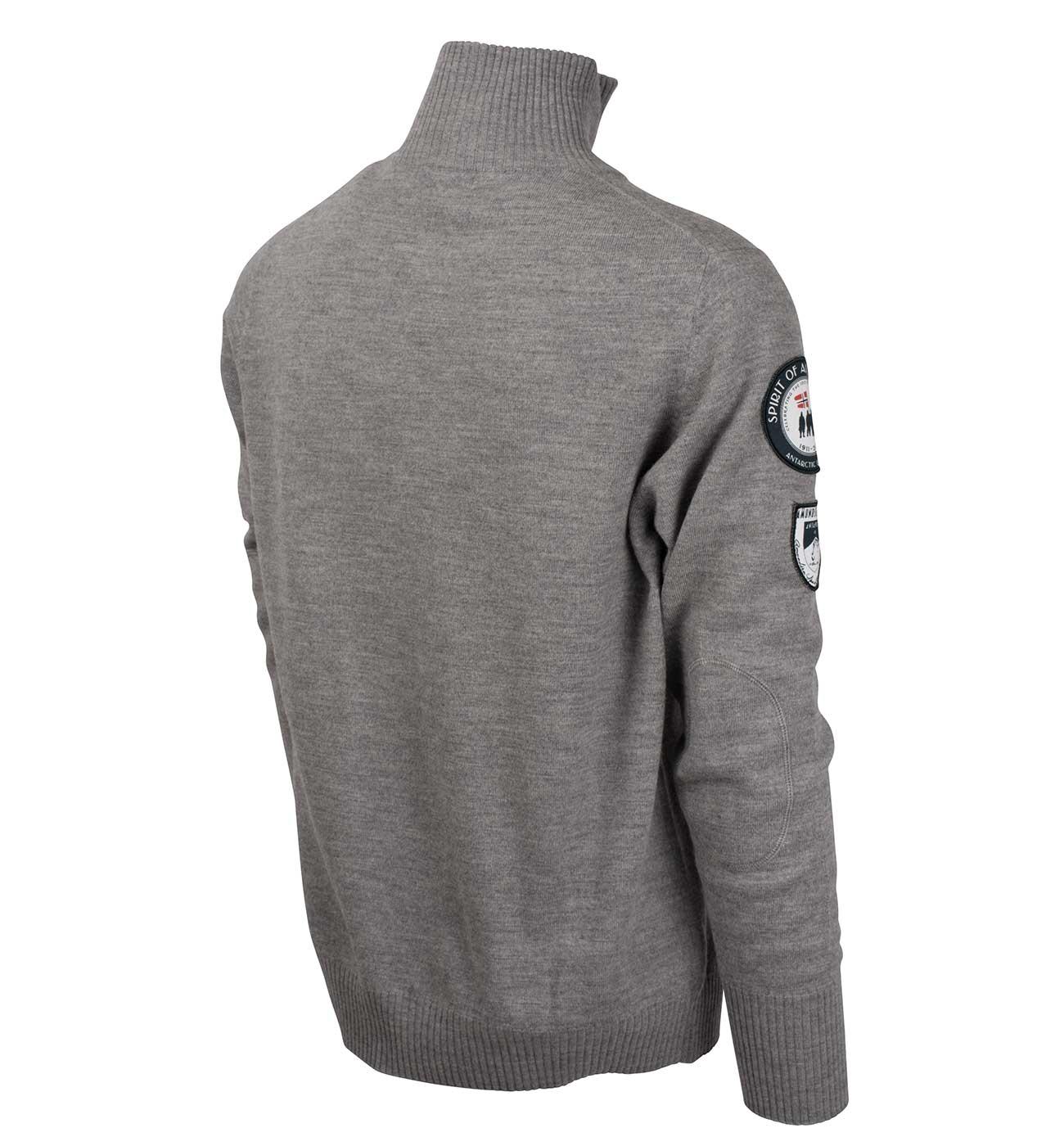 Amundsen Sports Amundsen Peak Half Zip Mens Light Grey MSW02.2.800 Platou Sport 5