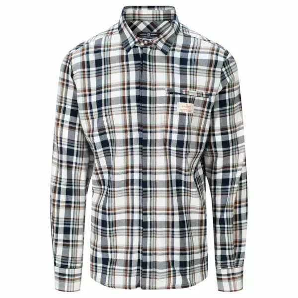 Amundsen Sports Amundsen Skauen Field Shirt Mens Hunter Brown Checks MSH03.2.215 Platou Sport 1
