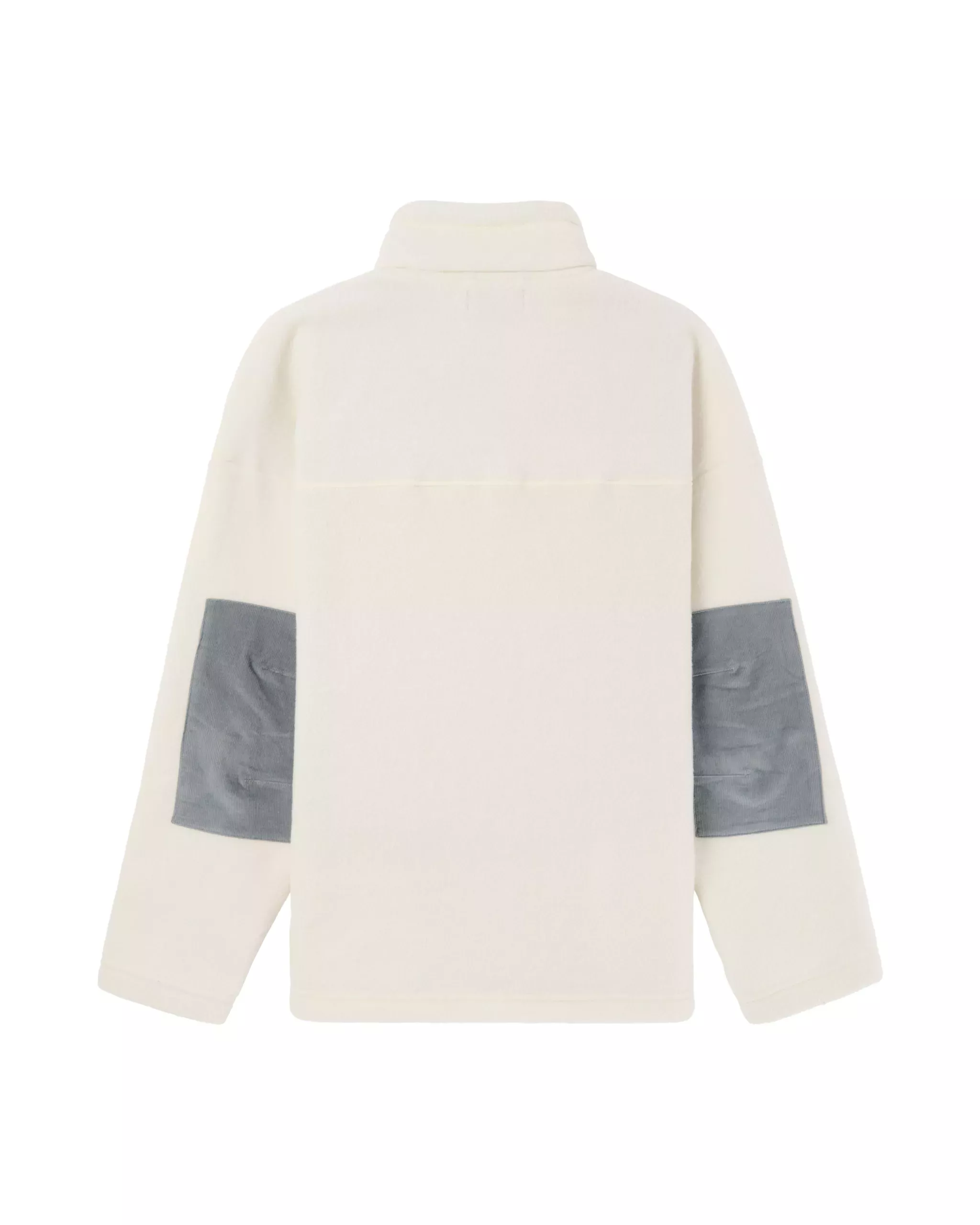 Amundsen Sports Amundsen V-Bond Cord Fleece Mens Natural-Stormy Blue MSW74.2.530 Platou Sport 4