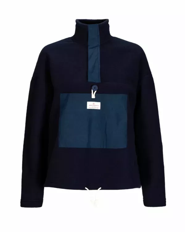 Amundsen Sports Amundsen V-Bond Waxed Fleece Womens Faded Navy-Navy WSW74.1.590 Platou Sport 1