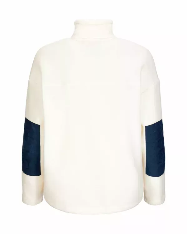 Amundsen Sports Amundsen V-Bond Waxed Fleece Womens Natural-Navy WSW74.1.610 Platou Sport 3