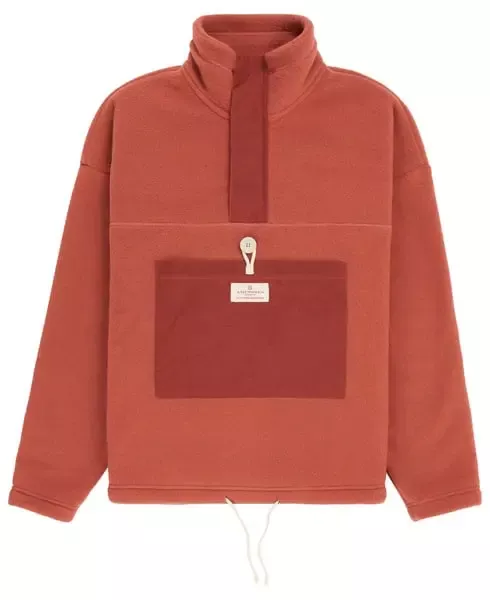 Amundsen Sports Amundsen V-Bond Waxed Fleece Womens Terra Red-Red WSW74.1.165 Platou Sport 1