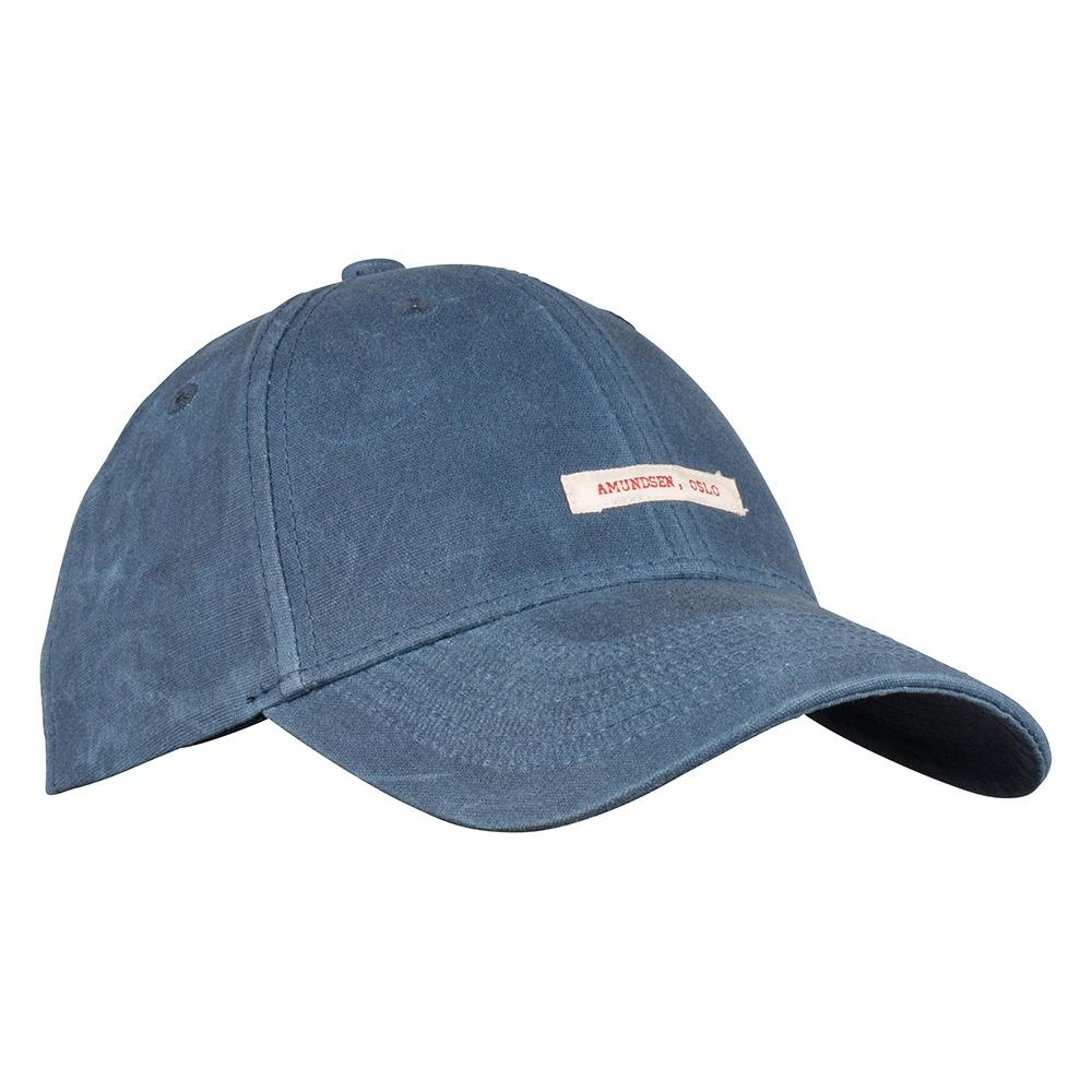 Amundsen Sports Amundsen Waxed Cotton Cap Faded Navy-Patch UCA04.1.590 Platou Sport 1