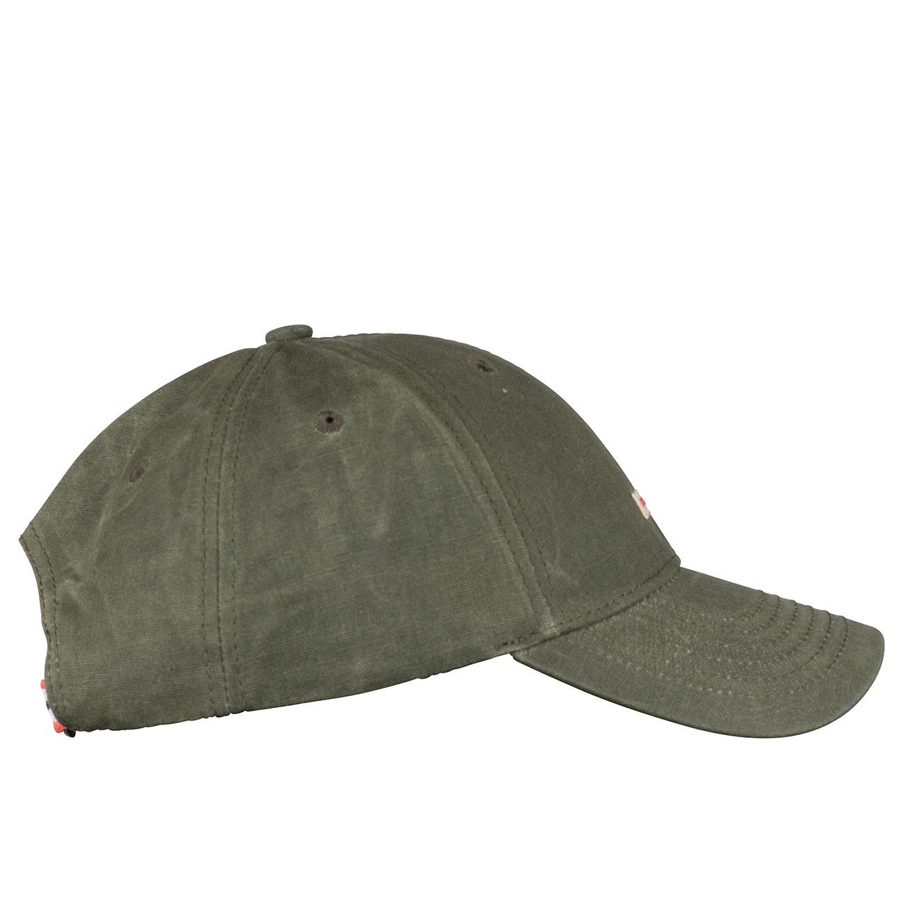 Amundsen Sports Amundsen Waxed Cotton Cap Olive-Patch UCA04.1.450 Platou Sport 2