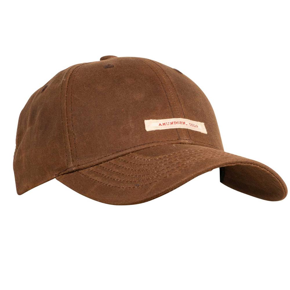 Amundsen Sports Amundsen Waxed Cotton Cap Tan-Patch UCA04.1.615 Platou Sport 1