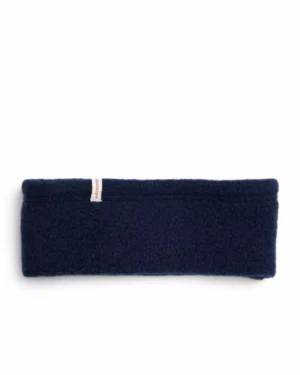 Amundsen Wool Fleece Headband Faded Navy