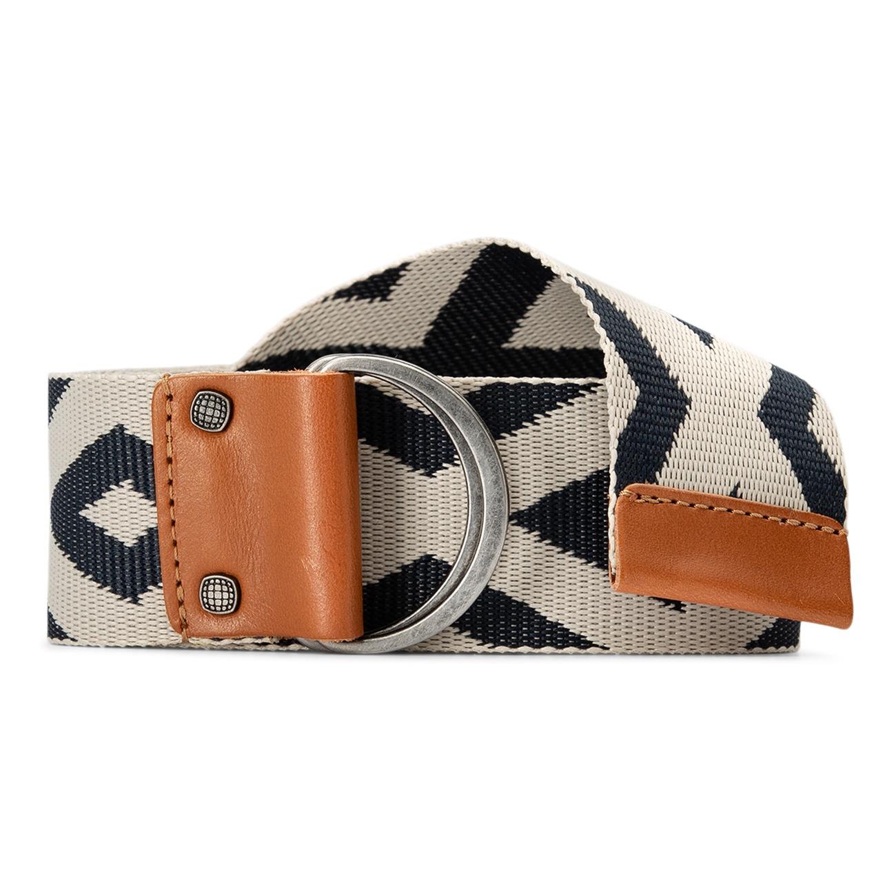 Amundsen Sports Amundsen Woven Belt Faded Navy-Desert UBE03.1.591 Platou Sport 1