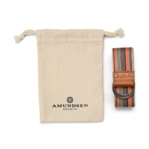Amundsen Woven Belt In Bag Faded Navy/Rustic Brown