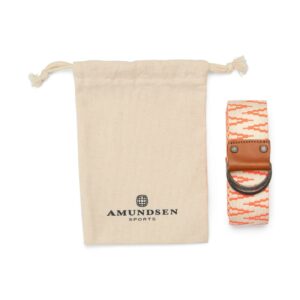 Amundsen Woven Belt In Bag Natural/Coral