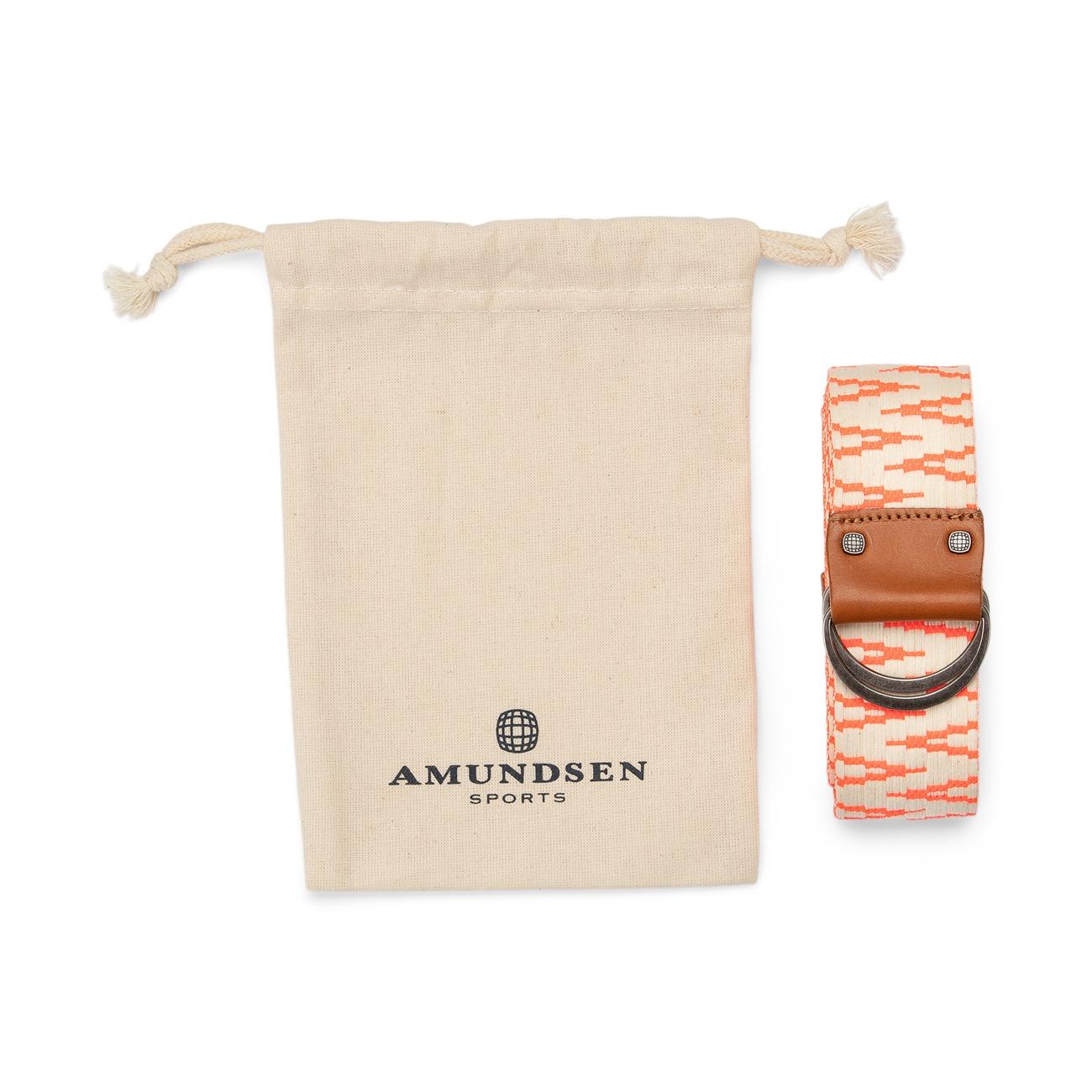 Amundsen Sports Amundsen Woven Belt In Bag Natural-Coral UBE03.1.611 Platou Sport 1