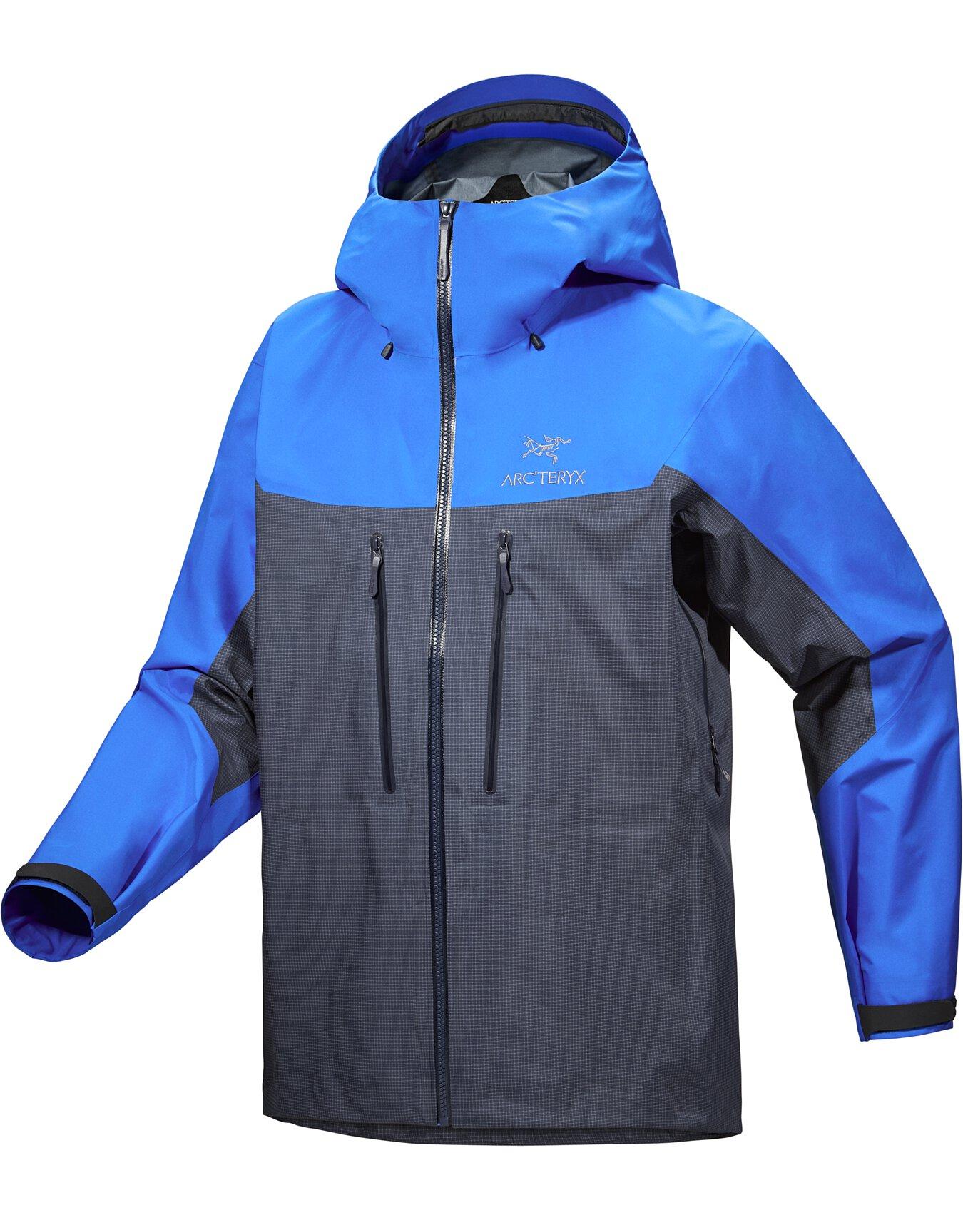 Arc'teryx Alpha Jacket Mens Lt Vitality/Black Sapphire - PlatouSport