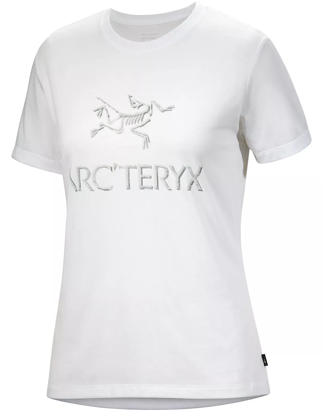 Arcteryx Arcteryx ArcWord Cotton T-Shirt SS Womens White Light-Solitude X000008135 Platou Sport 1