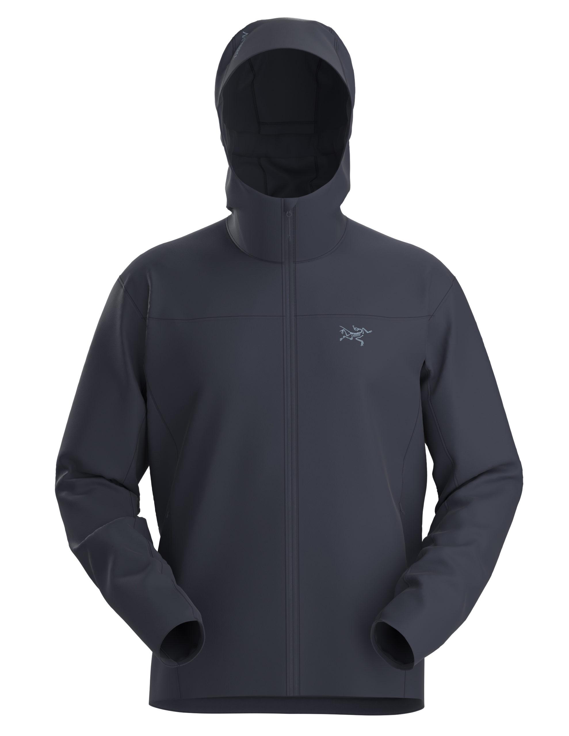 Arcteryx Arcteryx Gamma Lightweight Hoody Mens Black Sapphire 30559 Platou Sport 1
