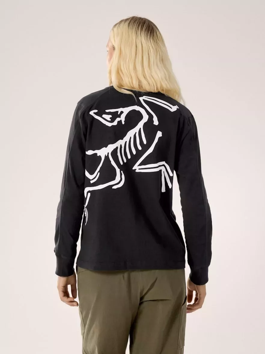 Arcteryx Arcteryx Kragg Cotton Bird Crew LS Womens Black-White X000008469 Platou Sport 4