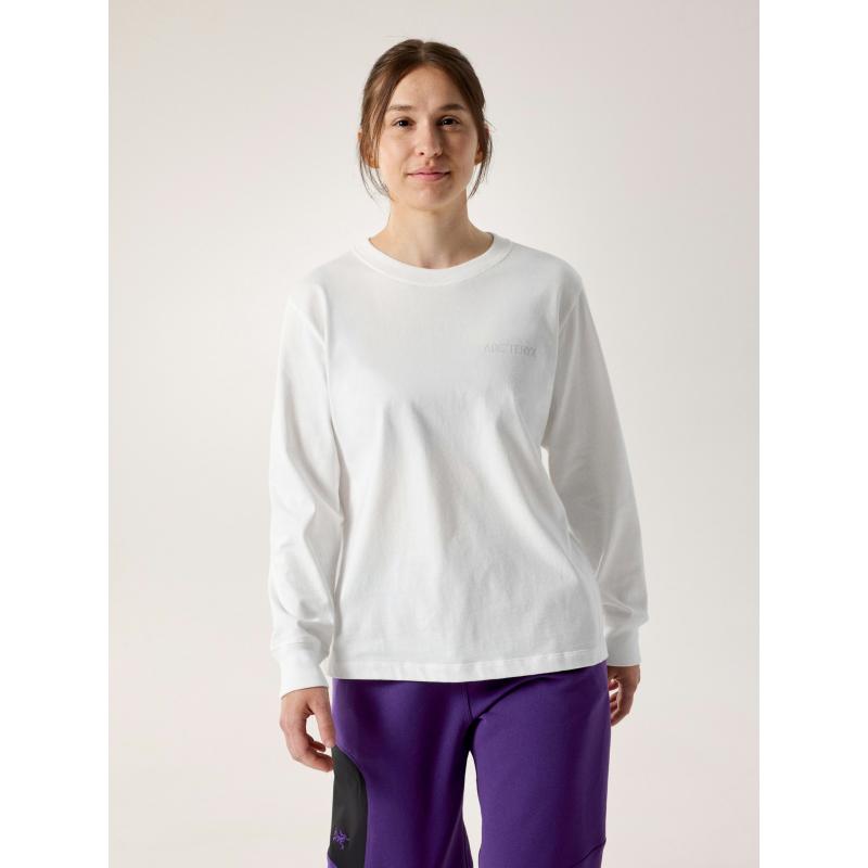 Arcteryx Arcteryx Kragg Cotton Bird Crew LS Womens White Light-White X000008469 Platou Sport 1