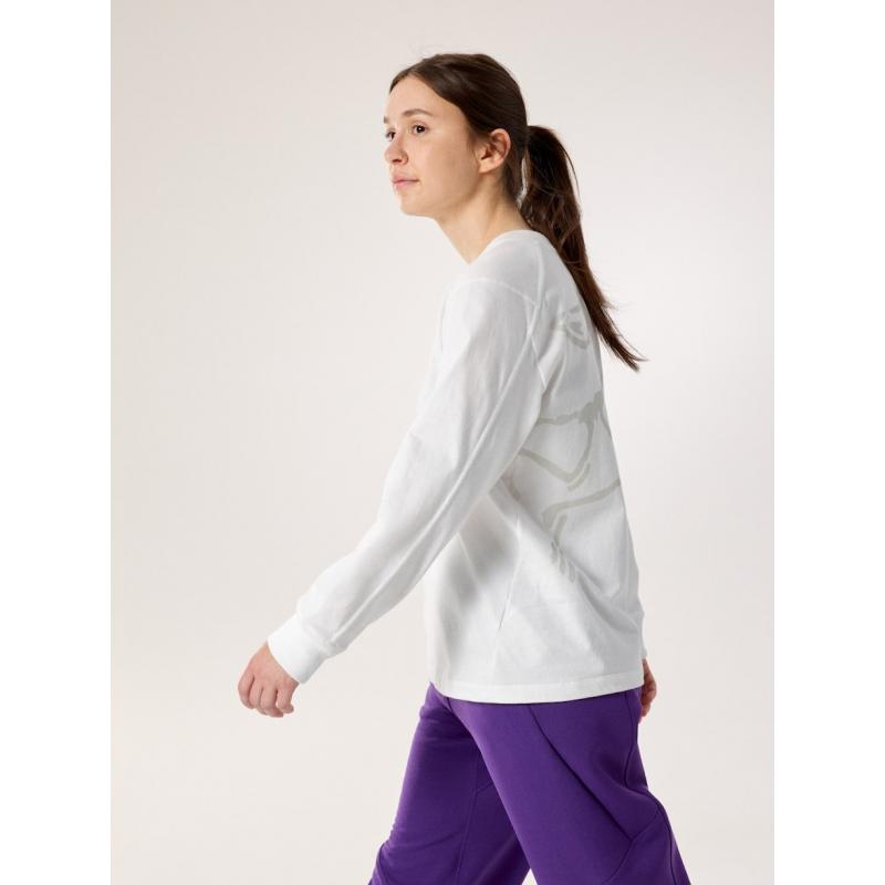 Arcteryx Arcteryx Kragg Cotton Bird Crew LS Womens White Light-White X000008469 Platou Sport 3