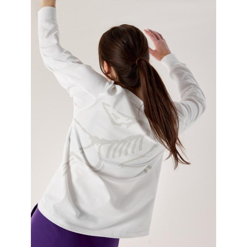 Arcteryx Arcteryx Kragg Cotton Bird Crew LS Womens White Light-White X000008469 Platou Sport 6
