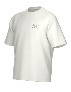 Arcteryx Arcteryx Kragg Cotton Logo SS Mens White Light-Soul X000008464 Platou Sport 1