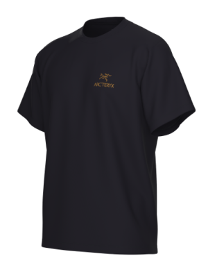 Arcteryx Arcteryx Kragg SL Cotton Bird Word SS Mens 24K Black X000009535 Platou Sport 1
